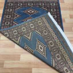 3x5 Gray Color Bokhara Rug - 0.90x1.50 Bedroom Luxury Area Turkish Fine Quality Afghan - thumbnail 4