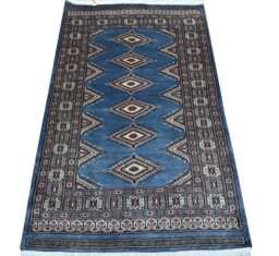3x5 Gray Color Bokhara Rug - 0.90x1.50 Bedroom Luxury Area Turkish Fine Quality Afghan