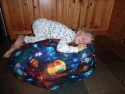 Planet Bean Bag Cover - Mars, Venus, Saturn, Mercury, Jupiter, Uranus, Moon, Stars, Solar System, Space, Blue, Etsy Kids Gifts Under 75