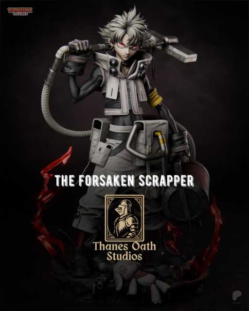 The Forsaken Scrapper - Anime Dark Fantasy Post Apocalyptic Rudo Resin Figure 16K - image 1