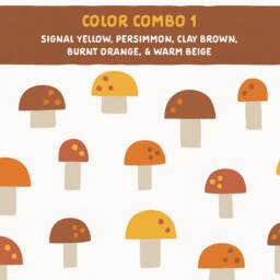 Mushroom Wall Decals - Nursery Stickers, Boho Decor, Art, Removable Decor For Kids Room - thumbnail 3