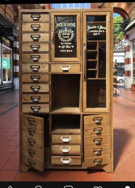 Unique Vintage Parisian Style Storage Cabinet/Chest Of Drawers - image 1