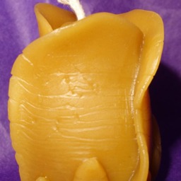 Candle in Pure Beeswax - Pink - thumbnail 2