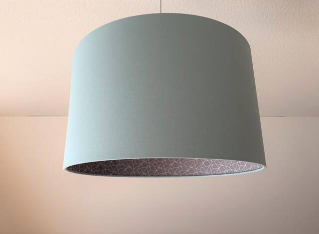 "Lampshade ""Mint-Scribble" - image 1