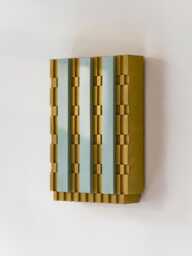 Brutalist Mid-Century Style Wall Sculpture, Art-Deco Inspired