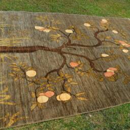 6 X 9 Ft Amazing Tree Of Life Pattern Natural Dye Self Washable Rugfree Shipping - thumbnail 3