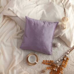 Light Purple Pillow, Throw Pillow Cover, Decorative Cushion Pillowcase, Accent Toss Pillow, Trendy Velour - thumbnail 2