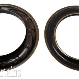 Large Antique Brass #12 Metal Curtain 1-9/16 Inch Inner Diameter Decorative Grommet/Rings Pack W/Washer Eyelet Hardware Panel Drape Supplies - thumbnail 3