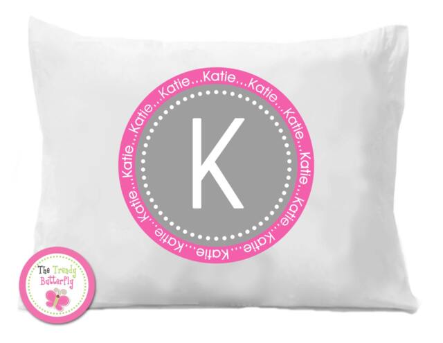 Monogrammed Name , Girls Personalized Pillow Case Children's Gift - image 1