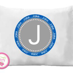 Monogrammed Name , Girls Personalized Pillow Case Children's Gift - thumbnail 2