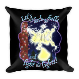 Light The Lights Square Pillow - thumbnail 2