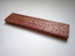 Tulipwood Hand-Cut Wooden Jigsaw Puzzle - thumbnail 1