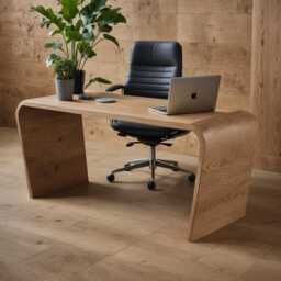 Desk/Designer Office Solid Wood Natural Table Furniture Home - thumbnail 3