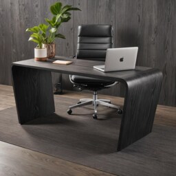 Desk/Designer Office Solid Wood Natural Table Furniture Home - thumbnail 2
