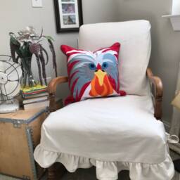 Crazy Coo Chicken Pillow Cover - thumbnail 2