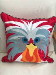 Crazy Coo Chicken Pillow Cover - thumbnail 1