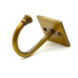 Brass Curtain Hooks.drawer Pulls . Tieback. Pineapple Decor , Solid Brass Hooks. Drawer Knobs, Husband Gift, Art Deco - thumbnail 3