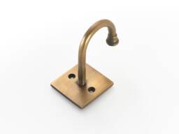 Brass Curtain Hooks.drawer Pulls . Tieback. Pineapple Decor , Solid Brass Hooks. Drawer Knobs, Husband Gift, Art Deco - thumbnail 1