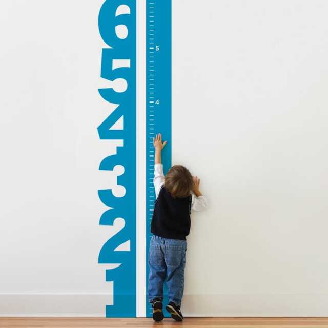 Growth Chart Numbers - Children's Vinyl Wall Decal - image 1