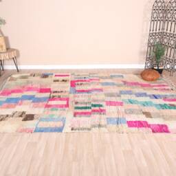 Vintage Boujaad Rug, Authentic Moroccan Rug 7x10 Ft - thumbnail 2