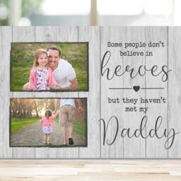 Custom Photo Gift For Dad, Father's Day Gift, First Fathers Day, Daddy New Dad Frame From Son Or Daughter - thumbnail 2