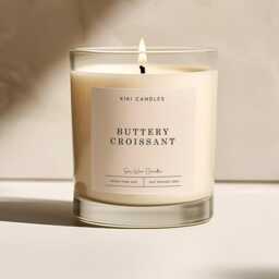 Buttery Croissant Scented Soy Wax Candle - thumbnail 2
