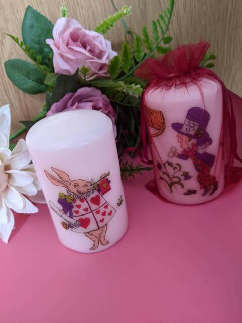 Alice in Wonderland Candle Mad Hatter Tea Party Decoration - image 1