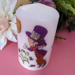 Alice in Wonderland Candle Mad Hatter Tea Party Decoration - thumbnail 2