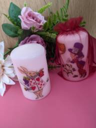 Alice in Wonderland Candle Mad Hatter Tea Party Decoration - thumbnail 1