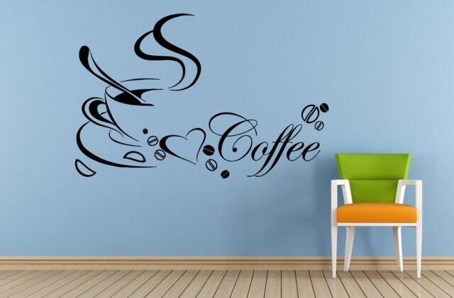 Coffee Is Always Good Idea Cup Brew Cooking Kitchen Window Or Wall Car Vinyl Peal & Stick Removable Sticker Decal L1452 - image 1