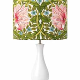 William Morris Pimpernel Lampshade Pink Art Nouveau Lamp Shade - thumbnail 4