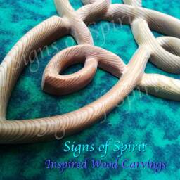 Celtic Knot Of Inner Strength Wood Carving Triquetra Variation Trinity Triangle Wall Art Irish Scottish Welsh Home Decor Hermetic Principles - thumbnail 2