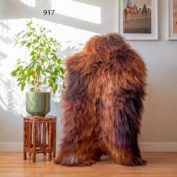 Fluffy Icelandic Sheepskin Rug - Natural Soft Wool Throw For Sofa, Chair Or Bedroom Decor - thumbnail 4