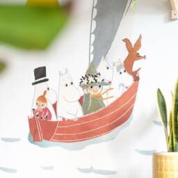 Moomin Sea Adventure Wall Decals Eco-Friendly Nursery Decor - thumbnail 2