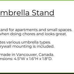 Minimalist Umbrella Stand - thumbnail 2