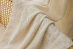 Custom Curtains Beige Net Sheer Voile Curtain For Bedroom Living Room