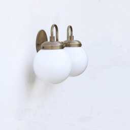 Bathroom Vanity, Vanity Fixture, Mid Century Brass Wall Sconce Light, Ul Listed, No.0426 - thumbnail 2