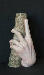 Woman's Hand Sculpture, Terracotta & Patinated, Art Object, Figurative Art, Gift Idea, The Hand - thumbnail 1