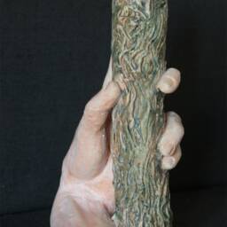 Woman's Hand Sculpture, Terracotta & Patinated, Art Object, Figurative Art, Gift Idea, The Hand - thumbnail 3
