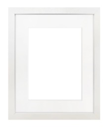 H7 White Photo Frame With Mount Modern Style