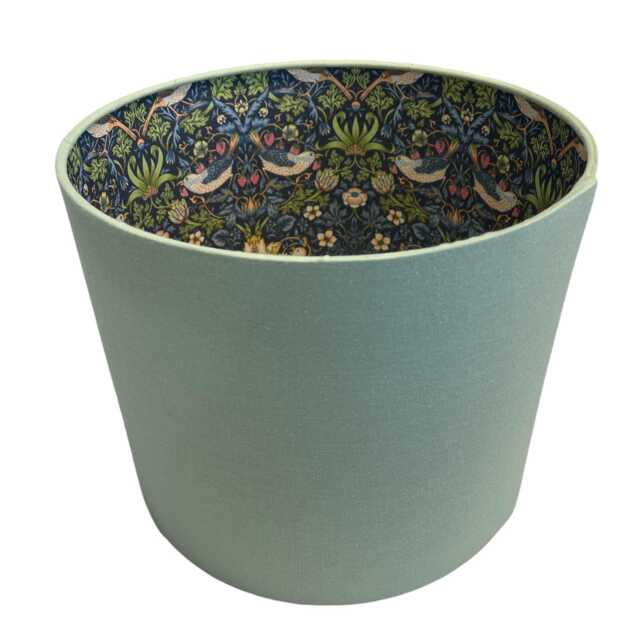 Handcrafted William Morris Strawberry Thief Lampshade - Ceiling Lampshade, Table - image 1