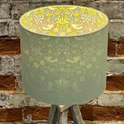 Handcrafted William Morris Strawberry Thief Lampshade - Ceiling Lampshade, Table - thumbnail 2