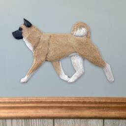 Akita Dig - Dog in Gait Wall Art - Multiple Colors Available - thumbnail 2