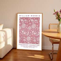 William Morris Wild Tulip Print Art Nouveau Floral Wall - thumbnail 1