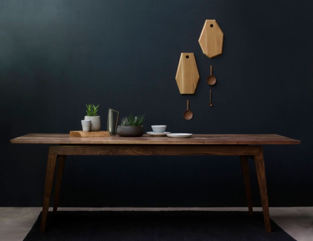Konk ??? Signature Dining Table [Walnut] Bespoke Sizes Available Mid Century Kitchen Table, Minimal Office Desk - image 1