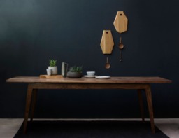 Konk ??? Signature Dining Table [Walnut] Bespoke Sizes Available Mid Century Kitchen Table, Minimal Office Desk - thumbnail 1