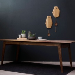 Konk ??? Signature Dining Table [Walnut] Bespoke Sizes Available Mid Century Kitchen Table, Minimal Office Desk - thumbnail 3