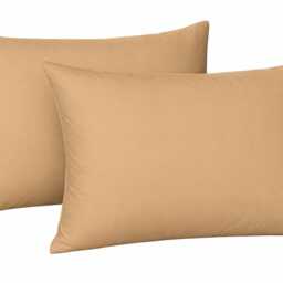 Polycotton Pair Of Pillowcase Plain Dyed Housewife Bed Pillow Cover Multi Colors 75x50cm - thumbnail 3