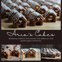 Set Of 4 Gingerbread Houses - Mug House Mini Edible Christmas Stockings - thumbnail 3