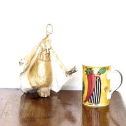 Praying Nun On Jerusalem Stone/Christianity Holly Land Christmas Gift Ooak - thumbnail 2